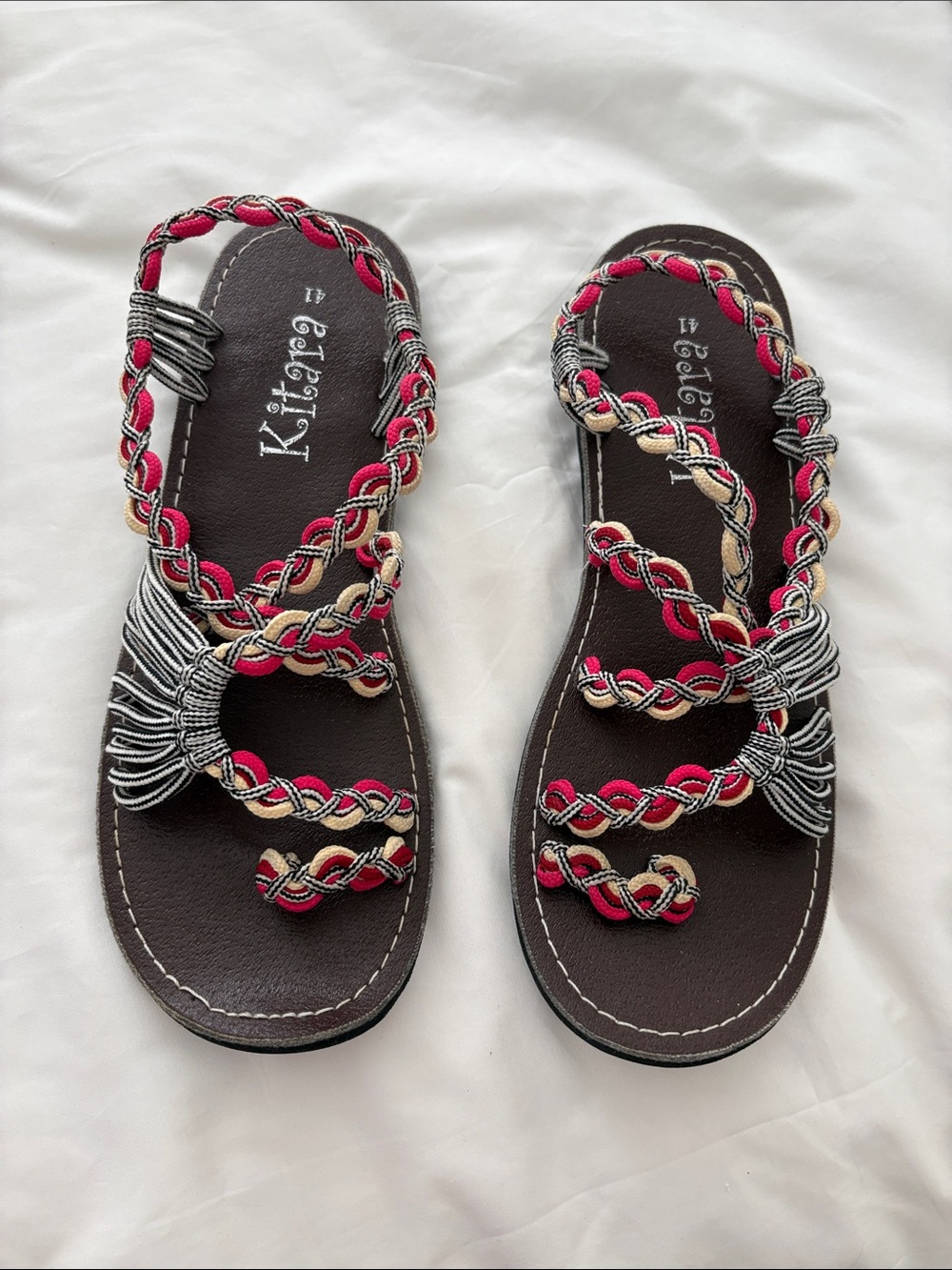 Kitara Braided Multi-Strap Sandals
